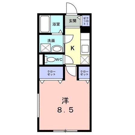 ウェスリーの物件間取画像